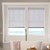 Thumbnail - The Motorized Light Filtering Roller Shades in the Milan Indigo color with the Fabric Wrapped 4in. Cornice.