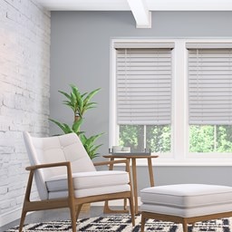 Alternate image for 2 Inch Cordless Smooth Faux Wood Blinds