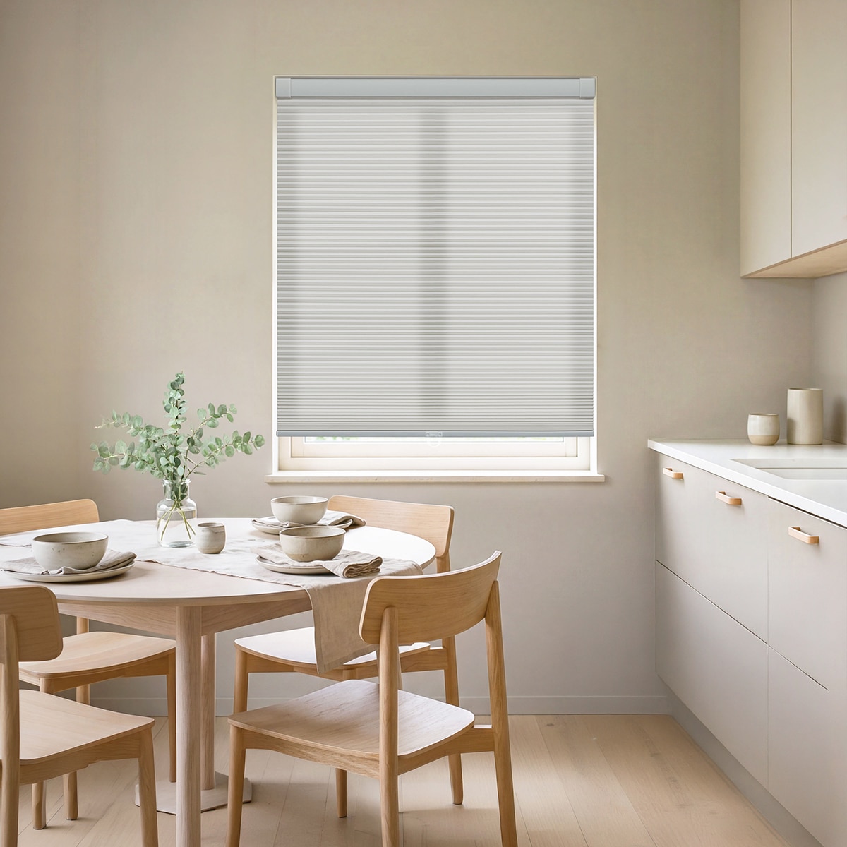 EZGrip No Drill Light Filtering Cordless Cellular Shades | Blinds.com