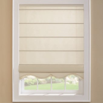 Alternate image for Semi-Sheer Roman Shades