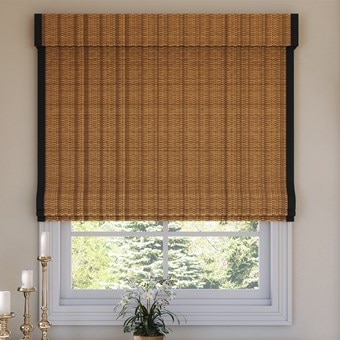 Classic Blackout Woven Wood Shades