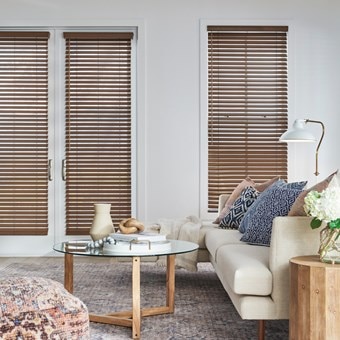 Alternate image for Cordless 2 Inch Classic Faux Wood Blind