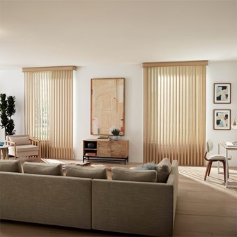 S Curved PVC Vertical Blinds