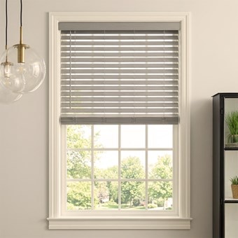Designer Cordless 2 Inch Faux Wood Blinds