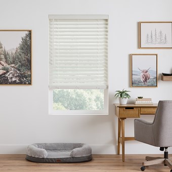 Alternate image for Designer 2 1/2 Inch Ultra Faux Wood Blinds