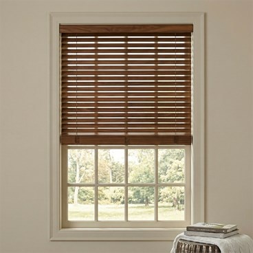 Motorized 2 Inch Faux Wood Blinds