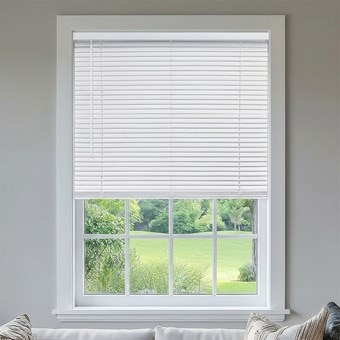 Value 1 Inch Room Darkening Vinyl Mini Blinds