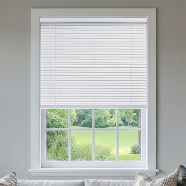 Value 1 Inch Room Darkening Vinyl Mini Blinds