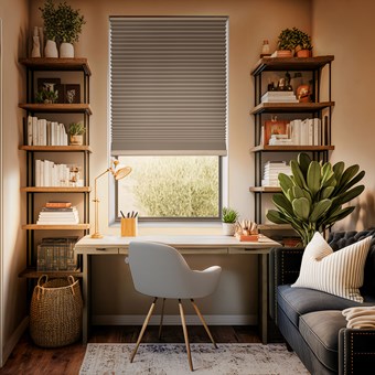 Alternate image for TruQuiet™ Motorized Cellular Shade with Rechargeable Battery Pack