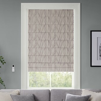 Motorized Roman Shades