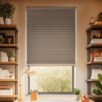 TruQuiet™ Motorized Cellular Shade with Rechargeable Battery Pack