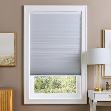 No Drill Room Darkening Cellular Shades
