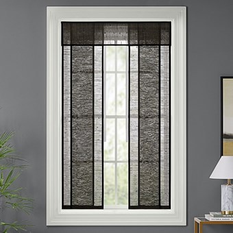 Woven Wood Sliding Panels
