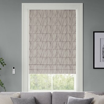 Motorized Roman Shades