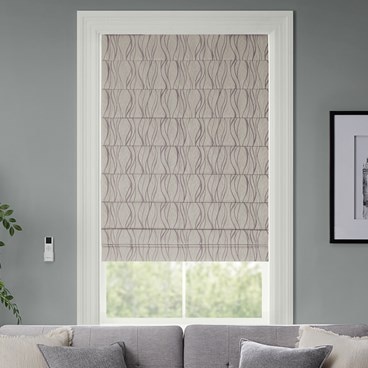 Motorized Roman Shades