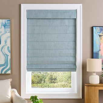 No Drill Roman Shades