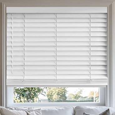 Value 2 Inch Cordless Faux Wood Blinds