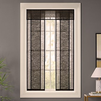 Woven Wood Sliding Panels