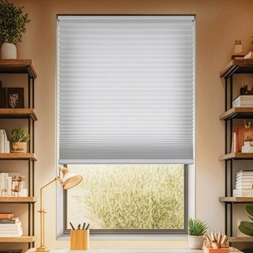 Veneta TruQuiet™ Motorized Cellular Shade with RevitaEZ™ Removable Bottom Rail Battery
