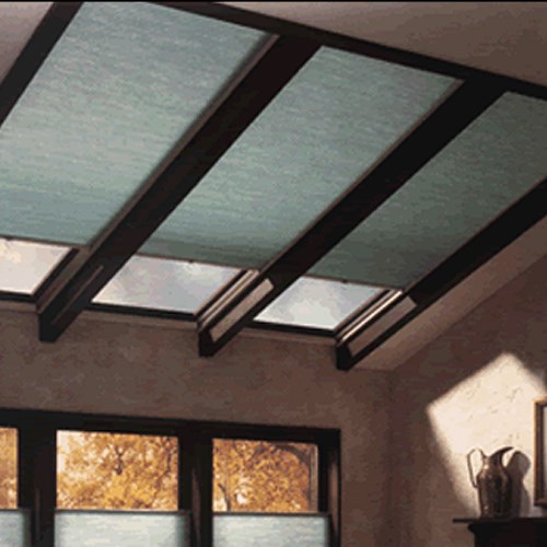A separate skylight pole can be purchased to help raise and lower hard to reach cordless products.