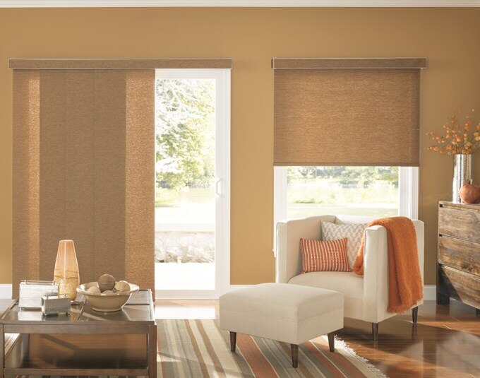 Bali Fabric Sliding Window Panel Blinds Com