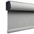 Thumbnail-The Economy Fabric Blackout Roller Shades in the Lexington Smoke color with the 4in. Valance.