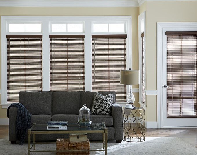 wood faux blinds blind inch chestnut