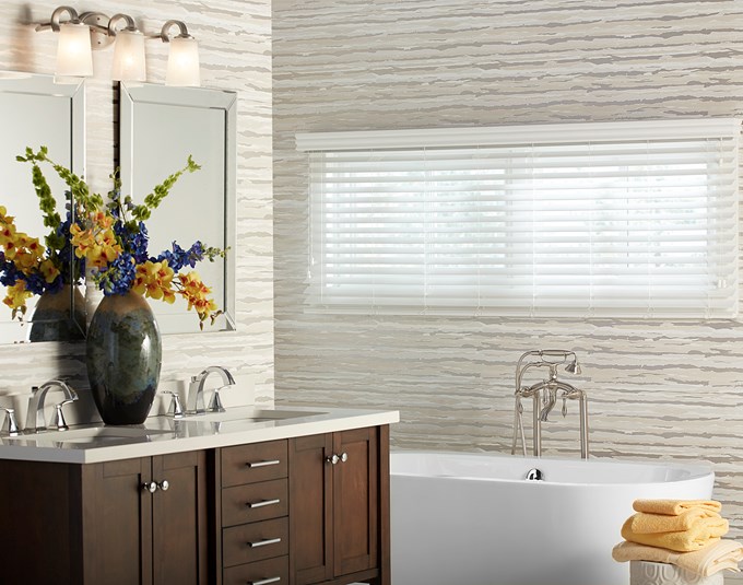 2 Premium Faux Wood Blinds 2 Premium Faux Wood Blinds