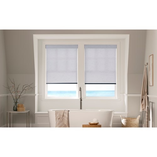 Cordless Gallery Taffeta Roller Shade – Room Darkening, 66" Length, Inside/Outside Mount