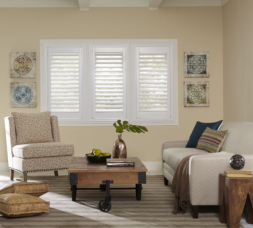 Wood Internal Plantation Shutters Custom Made Interior Window Hinged with Framin 