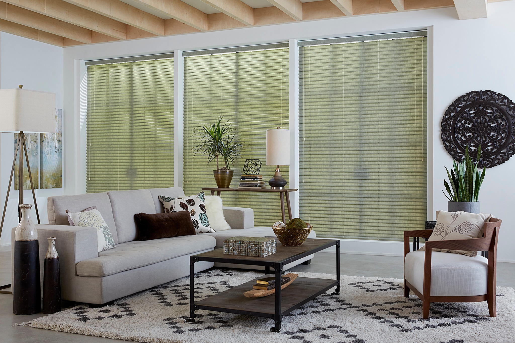 2 Inch Light Filtering Fabric Blinds