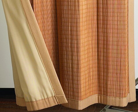 Woven Wood Grommet Draperies Blinds Com