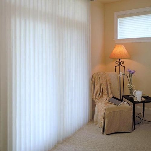Sheer Vertical Shades Blinds Com, Curtains Blinds For Sliding Glass Doors