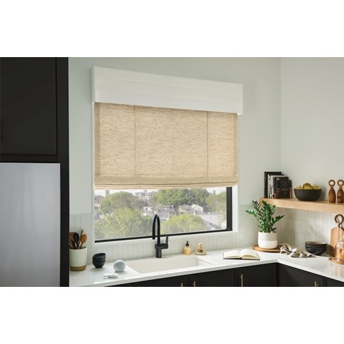 roman blinds kitchen