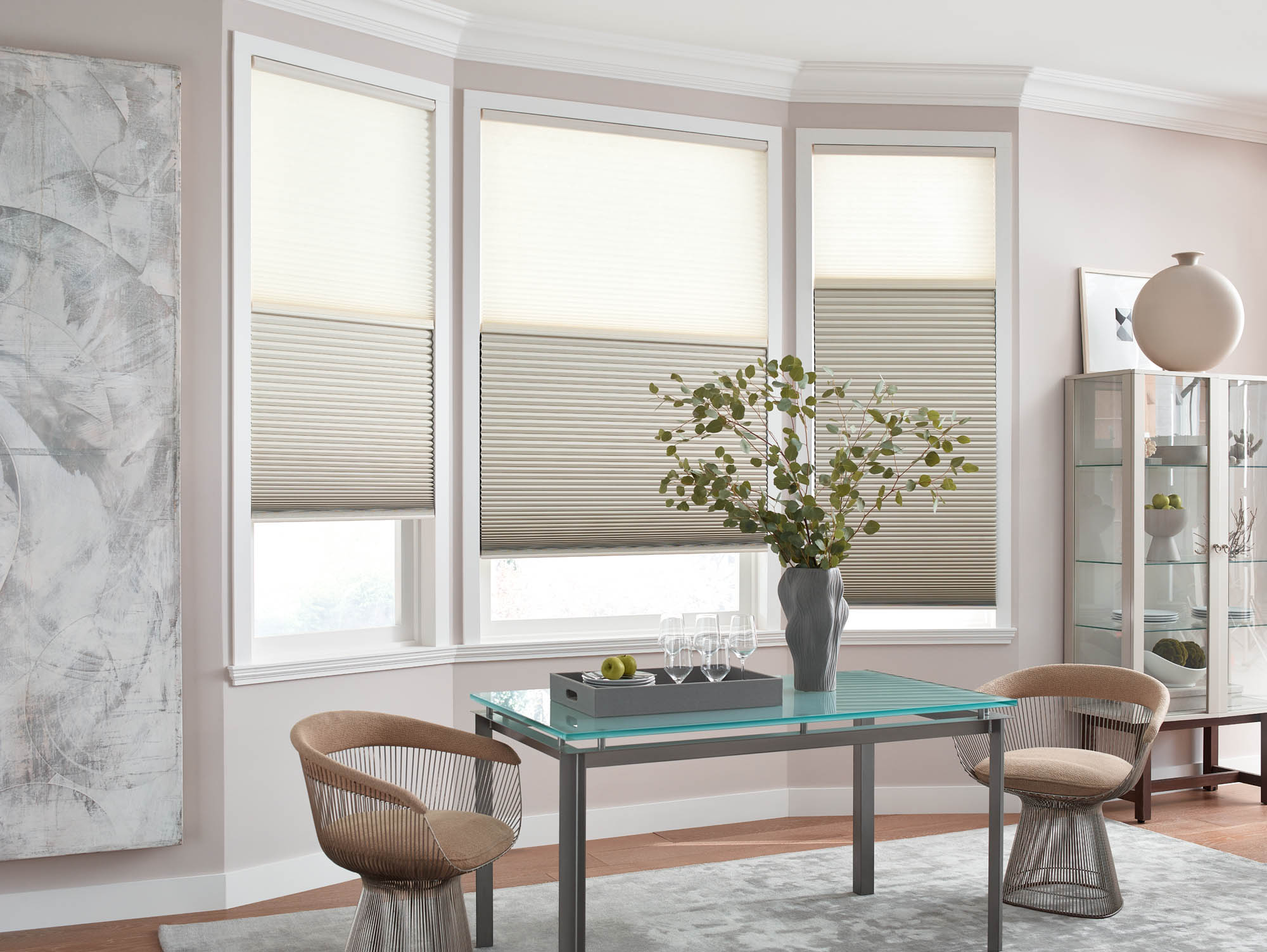 Coffee Privacy Light Filtering Cordless Cellular Shades Window Blind 36" W 48" H 