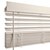Thumbnail - The 2in. Faux Wood Blinds in the Wood Texture Pearl color with the Modern Valance.
