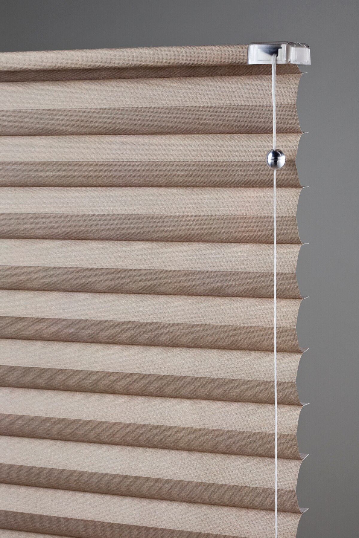 No Holes Pleated Privacy Shades