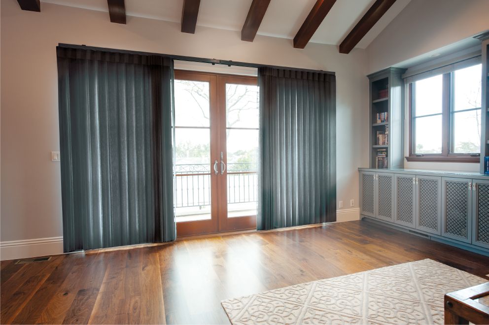 DualDrape Sheer Vertical Blinds