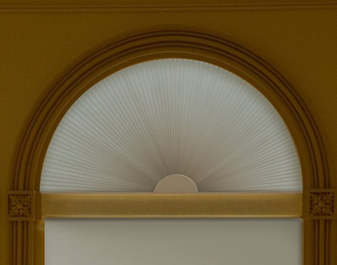 Signature Blackout Cellular Arch Blinds Com Signature Blackout Cellular Arch