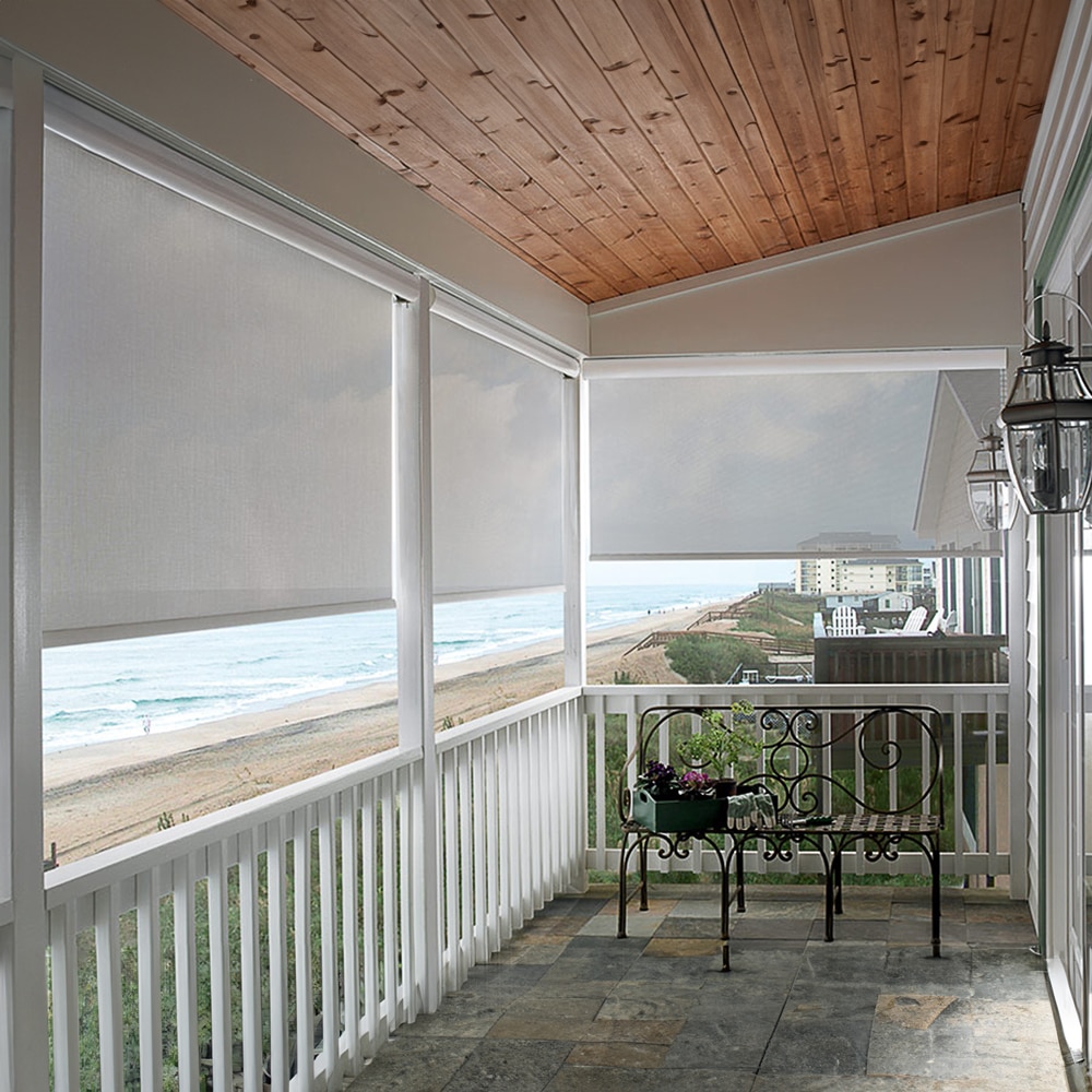 Exterior shop solar shades
