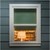 Thumbnail - Outside view of the Economy Blackout Roller Shade in Reminiscent Beige RE1060