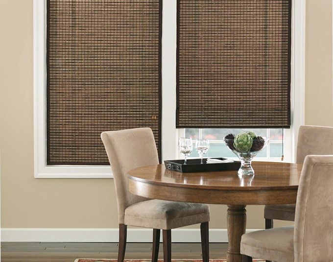 Bali Deluxe Woven Wood Shades Blinds Natural Woven Wood Shade