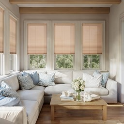 Alternate image for No Drill Light Filtering Cellular Shades 