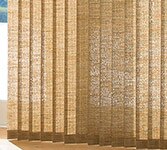 Sliding blinds for patio doors