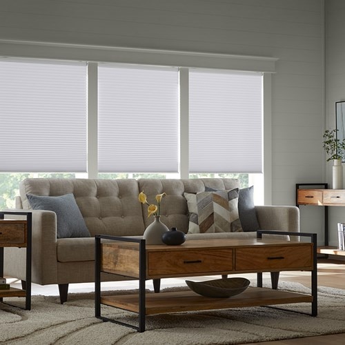Blackout Cellular Shades in the Cotton color.