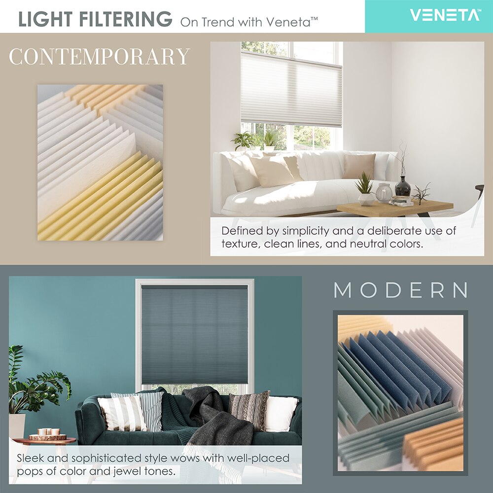 Designer Light Filtering Cellular Shades