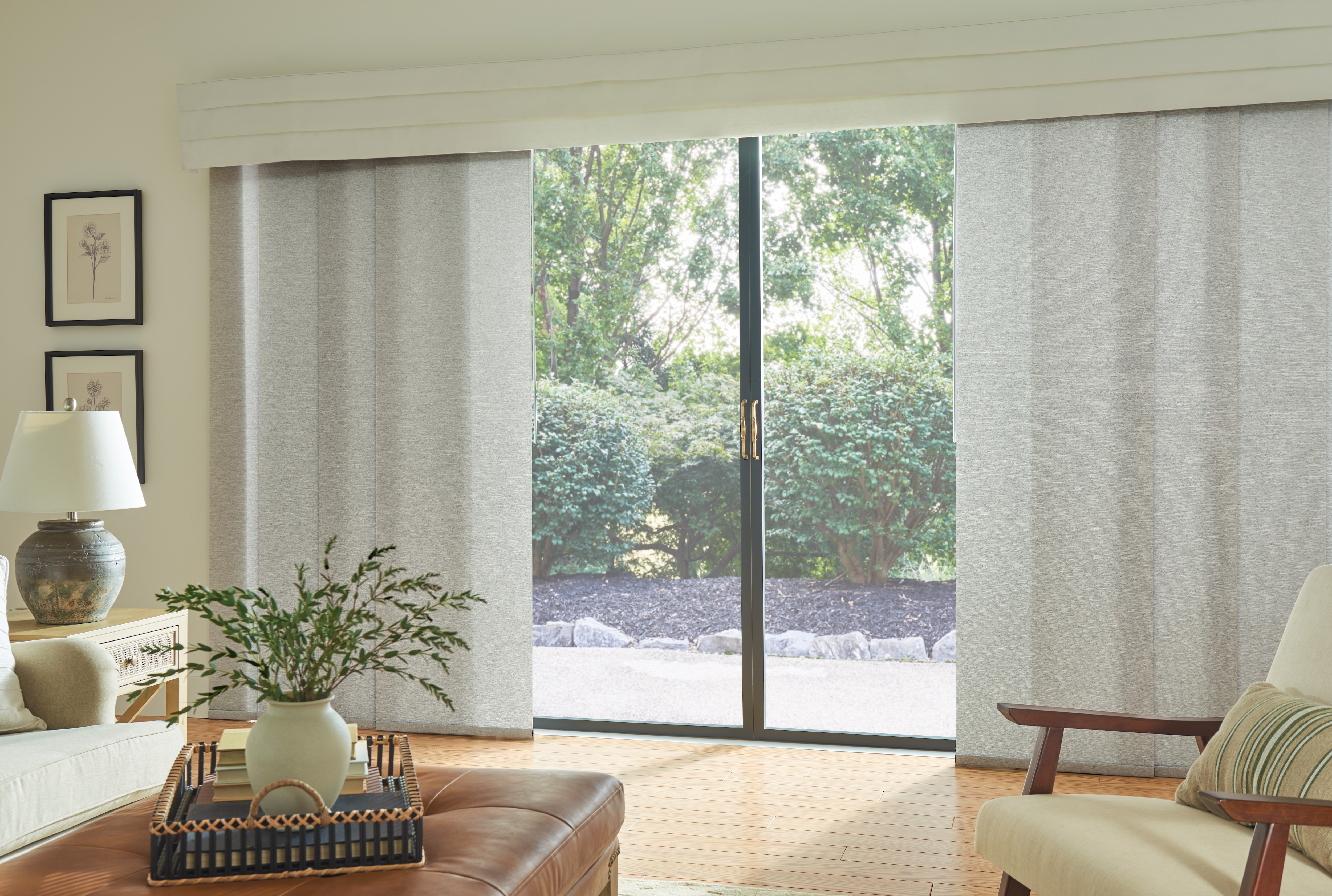 Panels for sliding shop doors