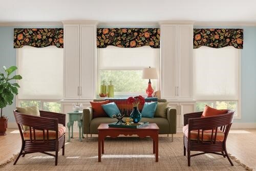 Bali Fabric Wred Cornices Blinds Fabric Cornice Valance