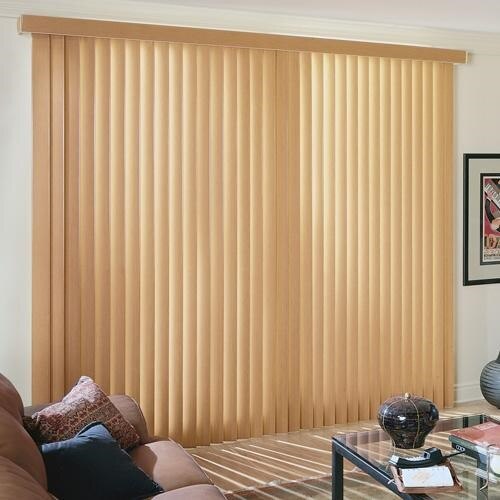 Faux Wood Vertical Blinds Com, How Much Do Vertical Blinds Cost For Patio Doors