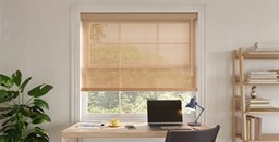 No Drill 1 Inch Aluminum Mini Blinds